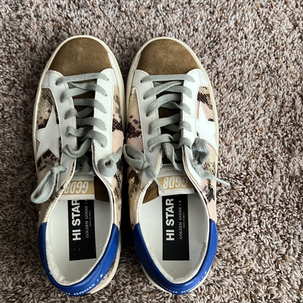 Golden Goose Hi Starr classic with list,